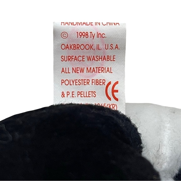 Ty Beanie Baby Babies Fortune Panda Bear 1997 Retired with 1998 Tush Tag Errors - Picture 6 of 6